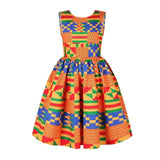 Traditional African Sundress for Girls AlansiHouse 4 145cm-150cm 