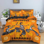 Vibrant African Art Bedding Set (Duvet + Pillowcase) AlansiHouse 2 140x210cm 2PCS 
