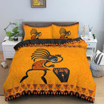 Vibrant African Art Bedding Set (Duvet + Pillowcase) AlansiHouse 3 133x70cm 2PCS 