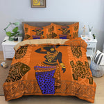Vibrant African Art Duvet Cover + Pillow cases AlansiHouse Pattern 3 US Twin(173x218cm) 
