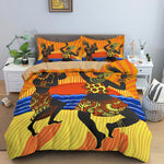 Vibrant African Art Duvet Cover + Pillow cases AlansiHouse Pattern 6 US Twin(173x218cm) 