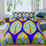 Vibrant African Print Bedding Set (Duvet + Pillowcase) AlansiHouse 4 EU King 240x220cm 