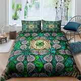 Vibrant African Print Bedding Set (Duvet + Pillowcase) AlansiHouse LXF142-2 UK Single 135x200cm 