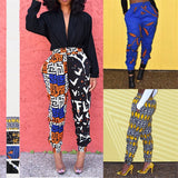 Women's African Ankara Fashion Trousers (Elastic Waist) AlansiHouse 