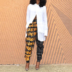 Women's African Ankara Fashion Trousers (Elastic Waist) AlansiHouse 