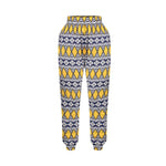 Women's African Ankara Fashion Trousers (Elastic Waist) AlansiHouse Color 1 L 