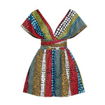 Women's African Dashiki Clothing Jumpsuit AlansiHouse 4 XL 