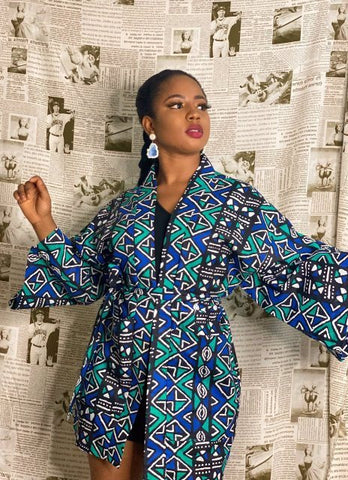 Women's African Fashion Kimono AlansiHouse H03 XL 