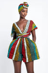 Women's African Fashion Summer Jumpsuit AlansiHouse 