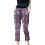Women's African Print Cropped Trousers AlansiHouse 10 XS 