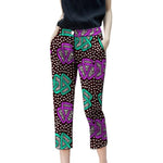 Women's African Print Cropped Trousers AlansiHouse 6 S 