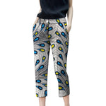 Women's African Print Cropped Trousers AlansiHouse 8 S 
