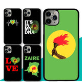 Zaire National Flag Phone Case (for iPhone) AlansiHouse 
