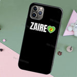 Zaire National Flag Phone Case (for iPhone) AlansiHouse For iPhone 13 mini 9393 