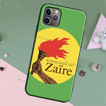 Zaire National Flag Phone Case (for iPhone) AlansiHouse For iPhone 13 mini 9448 
