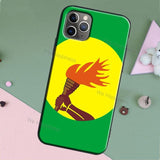 Zaire National Flag Phone Case (for iPhone) AlansiHouse For iPhone 13 mini 9487 